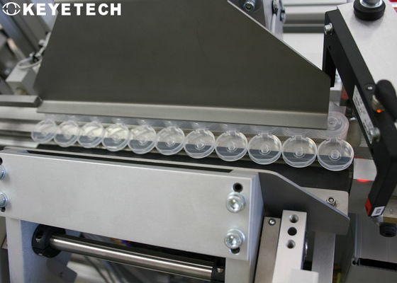 Μηχάνημα οπτικού ελέγχου πλαστικού καπακιού PP Απόρριψη Μαύρη κηλίδα Ελαττώματα αστραπής