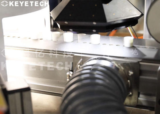 Μηχανή Επιθεώρησης Όρασης Καπακιού Οδοντόκρεμας με Αυτόματες Συσκευές Διαχείρισης Υλικών