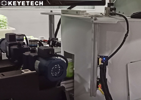 Μηχανή επιθεώρησης όρασης μπουκαλιών HDPE με υποστήριξη συσκευής τροφοδοσίας μπουκαλιών