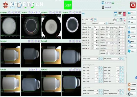 Δωρεάν Απομακρυσμένη Υποστήριξη Μετά την Πώληση Μηχανή Επιθεώρησης Οράσεως Φιάλης 200cc