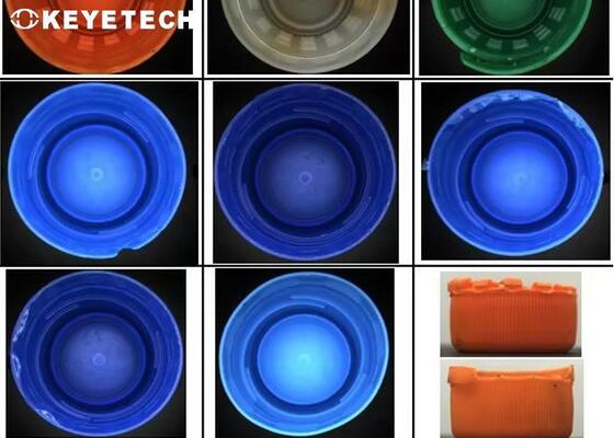 Μηχάνημα οπτικού ελέγχου πλαστικού καπακιού PP Απόρριψη Μαύρη κηλίδα Ελαττώματα αστραπής